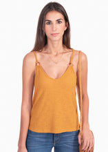 Cargar imagen en el visor de la galería, Blusa con argollas en tiras - ADELAIDA