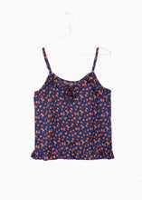 Cargar imagen en el visor de la galería, Blusa con estampado de flores y boleros - LANIA